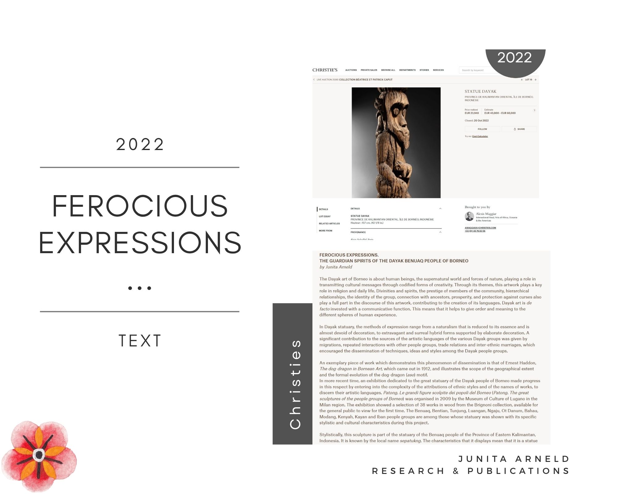 Cover — Ferocious Expressions – The Guardian Spirits of the Dayak Benuaq People of Borneo